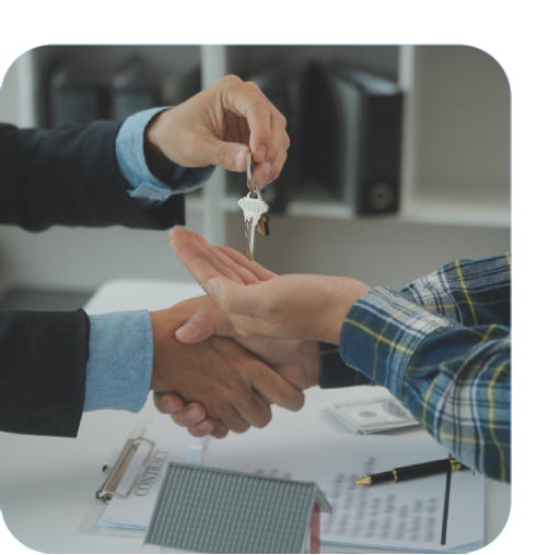 Remise de clés après signature d’un contrat de financement immobilier